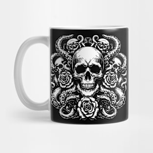 kraken skull design Mug